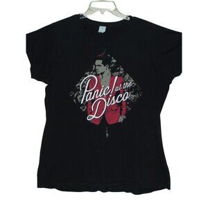 Panic! at the Disco T-shirt Womens Junior 3XL tee shirt 3X black band concert